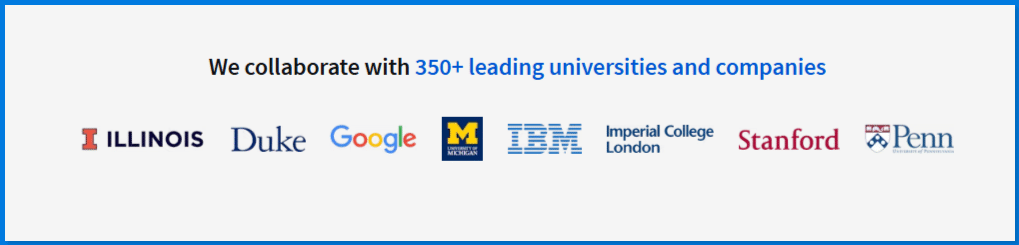 Coursera plus unviersities
