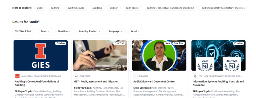 Coursera free audit courses