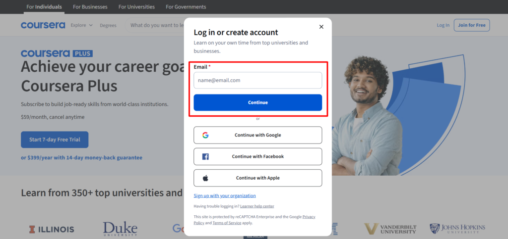 Create Account
